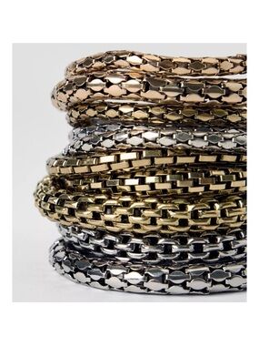 NEW Kate Moss x ZARA Authentic NWT 10 Piece METAL BRACELET PACK Limited Edition